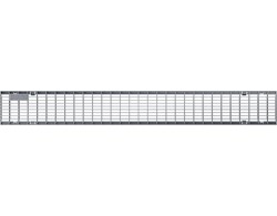 BG-FILCOTEN NW100, Gitterrost, Stahl verzinkt, C250, MW 30x10, Länge 100 cm